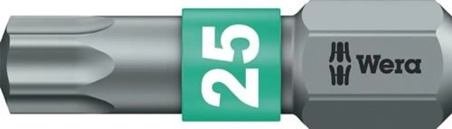 Wera Bit 867/1 BTZ 1/4″ T 15 Länge 25 mm BiTorsion zähhart - 5066122001