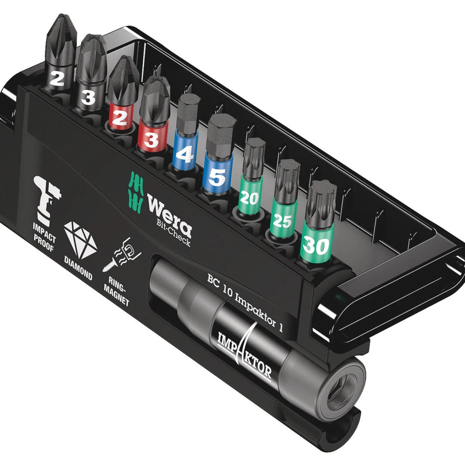Wera Bit-Check 10 Impaktor 1 - 05057680001