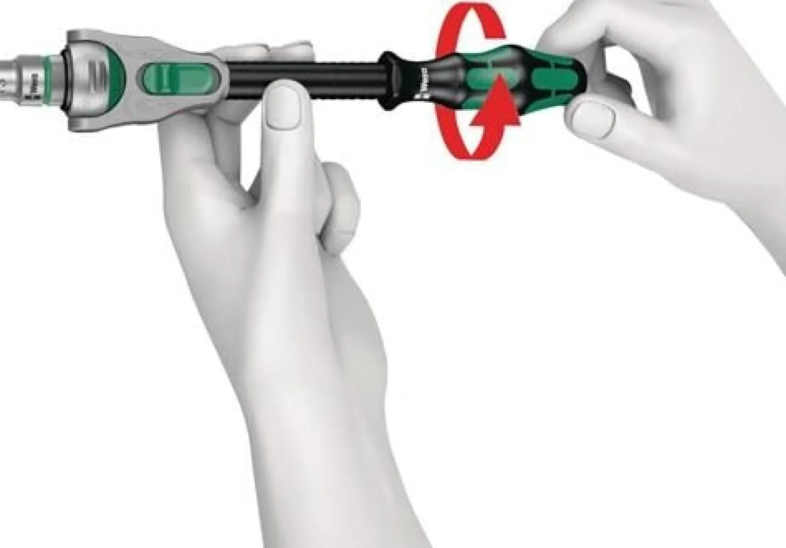 Wera 8000 B SB Zyklop-Knarre mit 3/8"-Antrieb - 073261