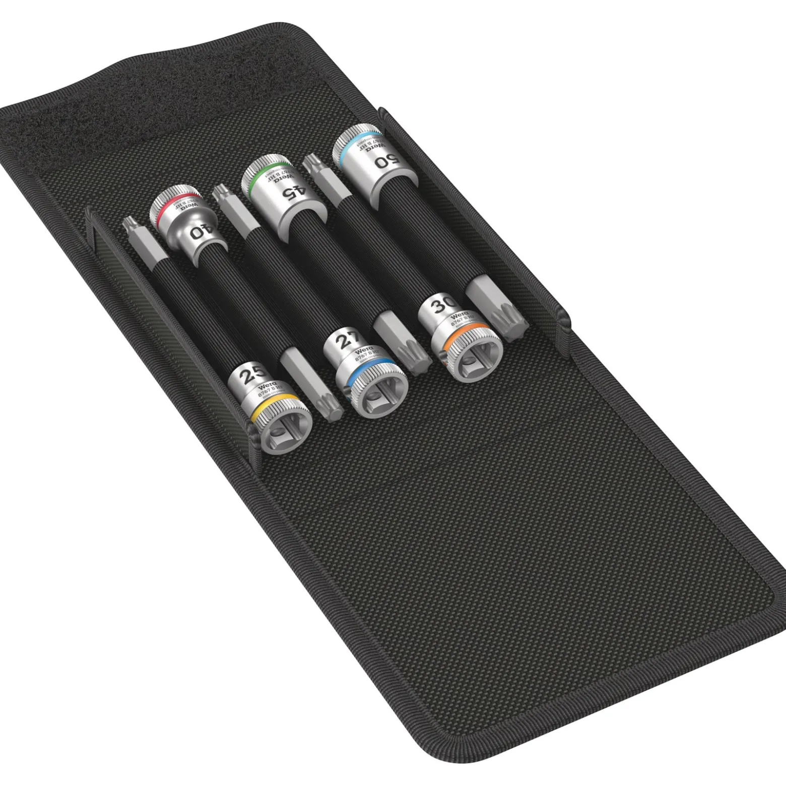 Wera 8767 B TORX® HF 1 Zyklop Bitnuss-Satz TORX®, mit 3/8"-Antrieb, mit Haltefunktion - 05006576001