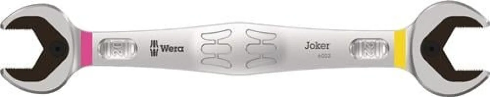 Wera Doppelmaulschlüssel 6002 Joker 20x22mm L.261mm ma verchr - 5020260001