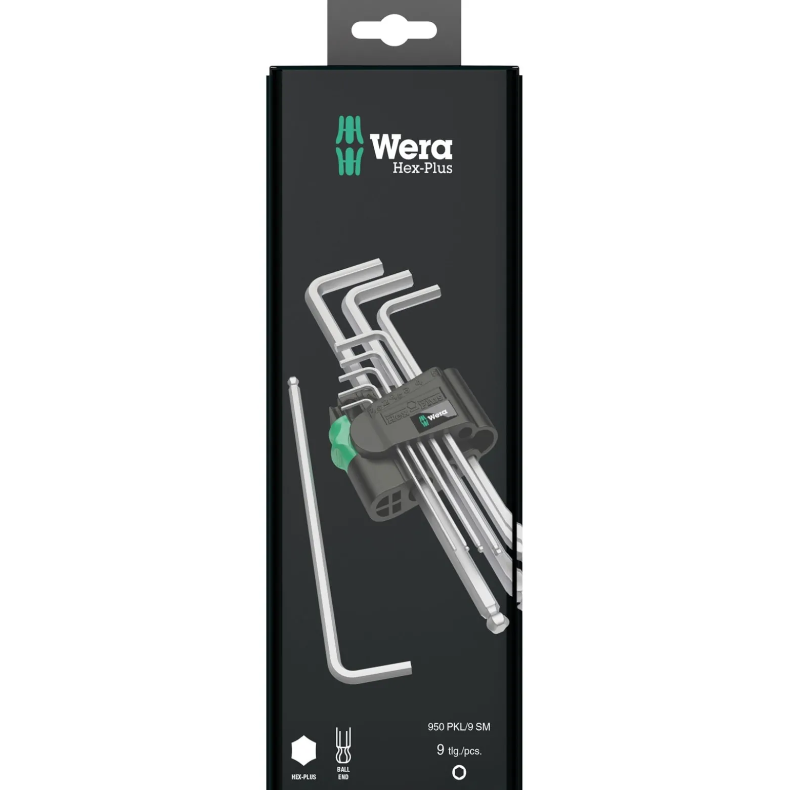 Wera 950/9 Hex-Plus 1 SB Winkelschlüsselsatz, metrisch - 073391