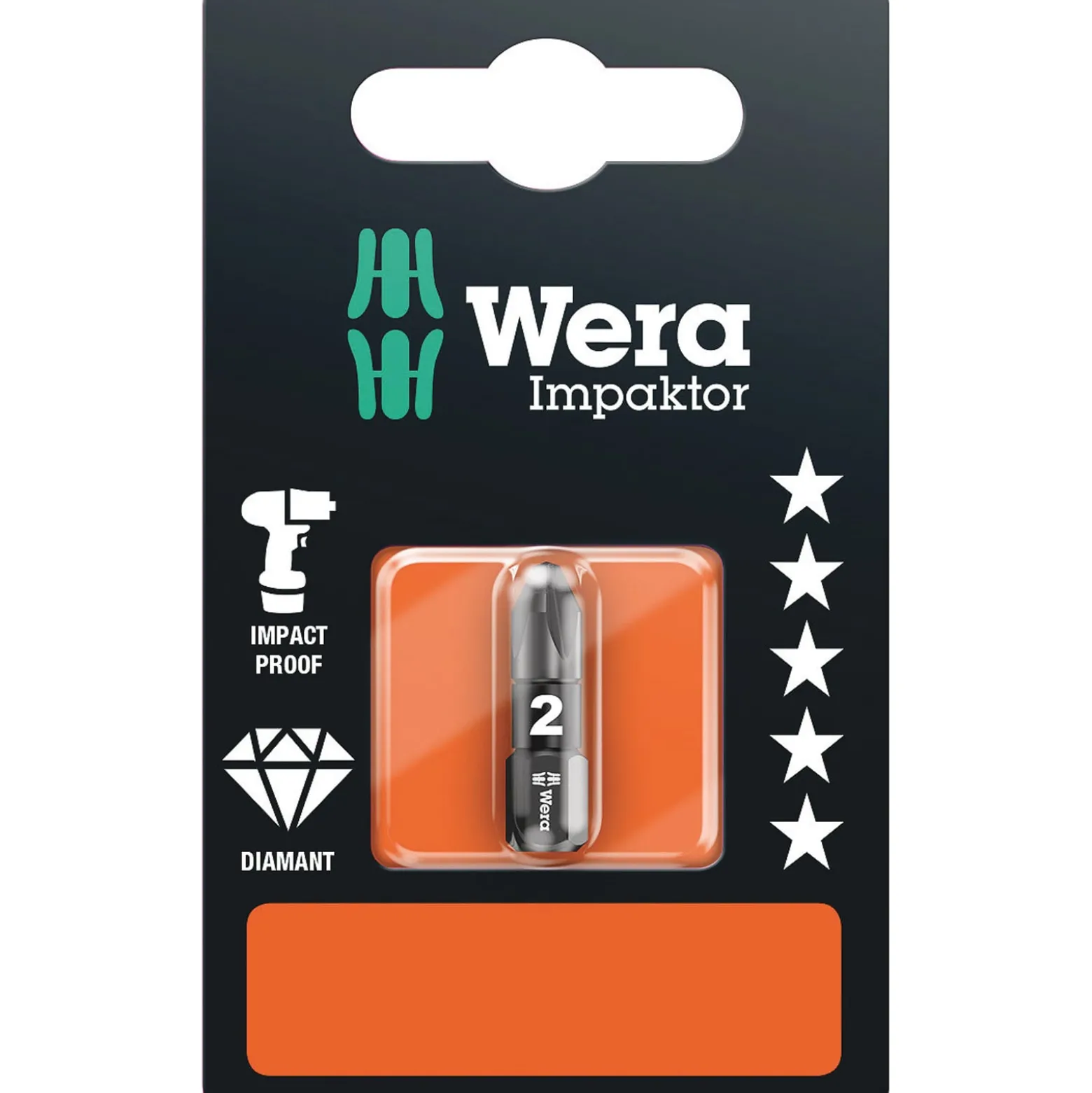 Wera 855/1 IMP DC SB Impaktor Bits - 05073921001