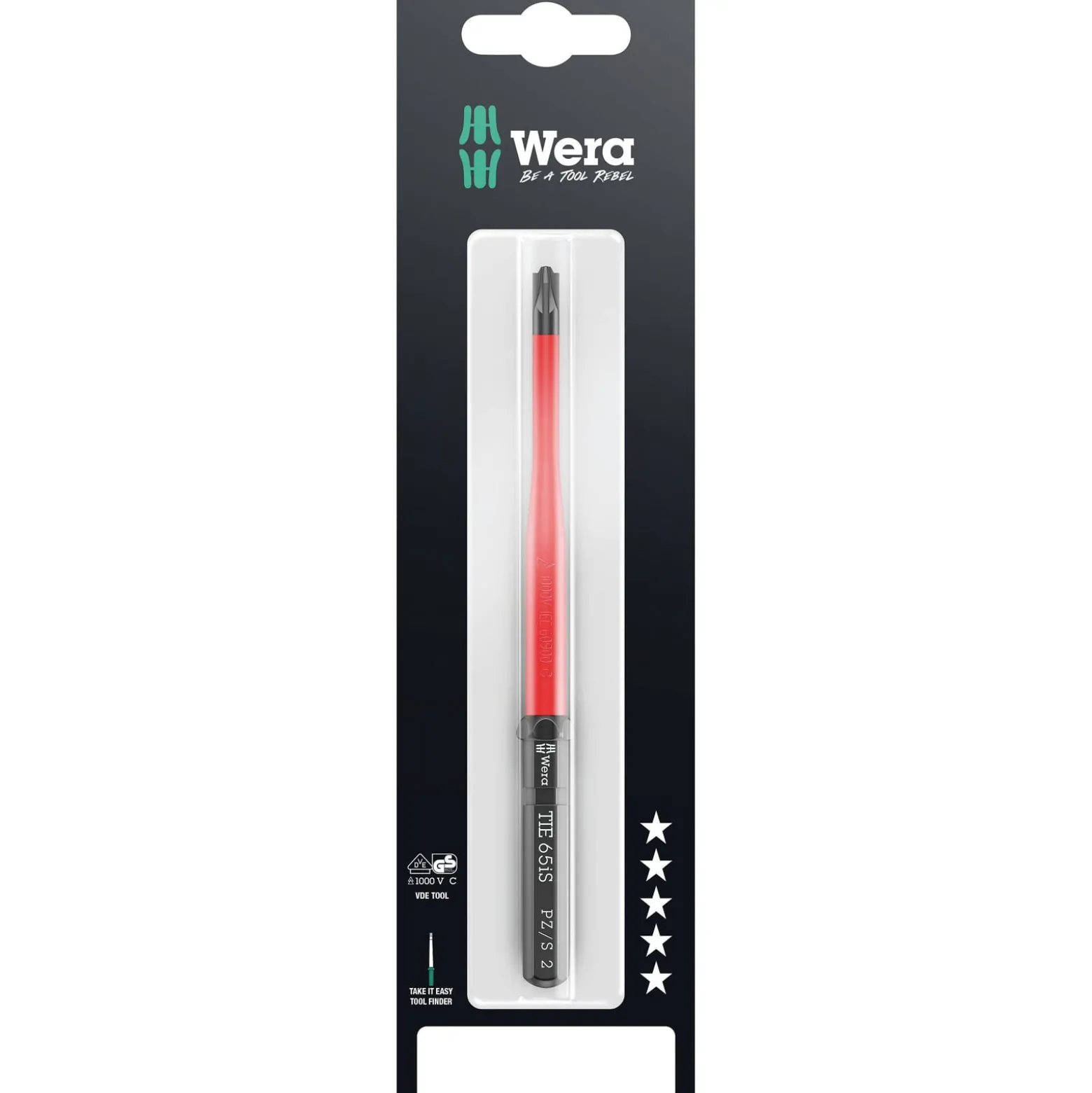 Wera Kraftform Kompakt VDE 65 iS PZ/S Take it easy SB - 05006569001