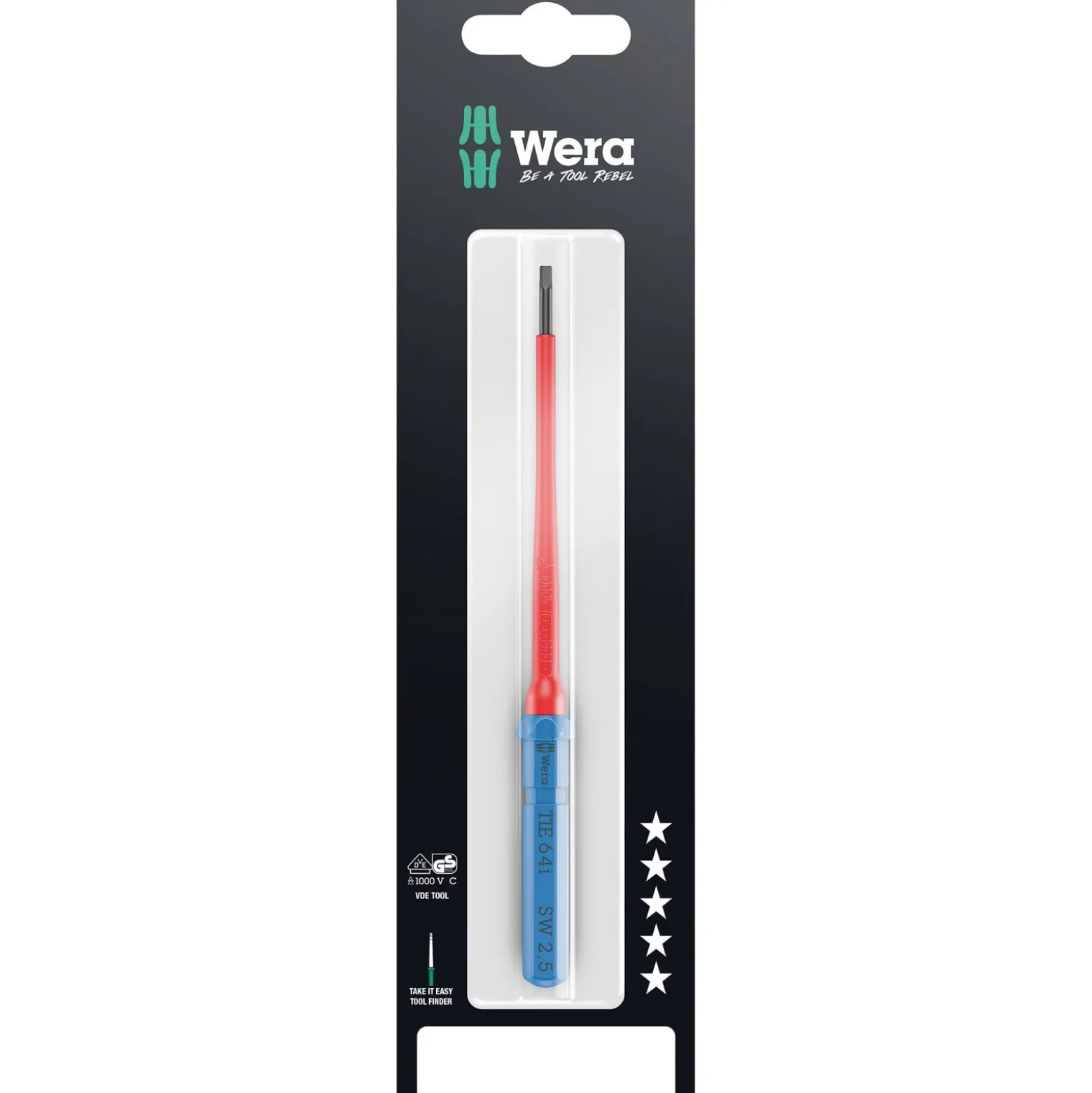 Wera Kraftform Kompakt VDE 64 i Take it easy SB - 05006561001