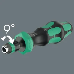 Wera 838 RA-R L Bits-Handhalter mit Ratschenfunktion, 1/4