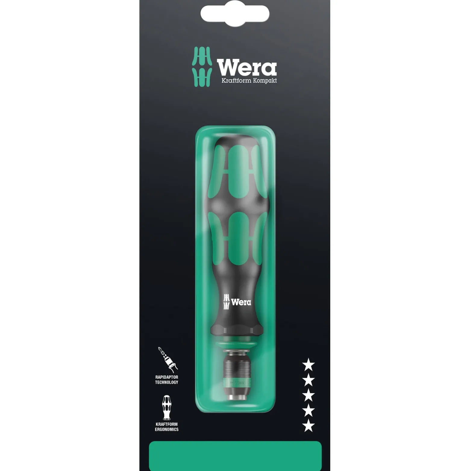 Wera 817 R SB Bits-Handhalter mit Rapidaptor Schnellwechselfutter - 05073541001