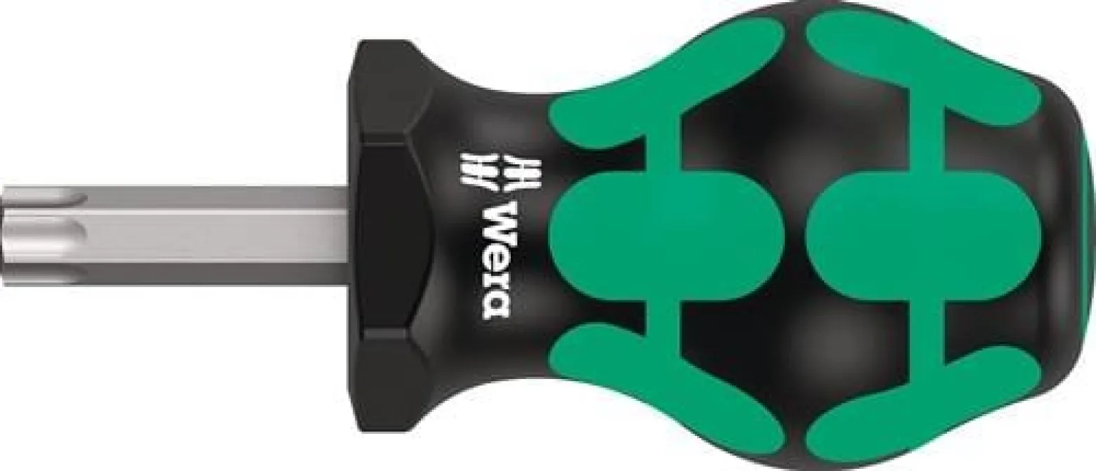 Wera Schraubendreher 367 TORX Stubby Gr.T 40 Klingen-L.25mm 2K-Griff Rundkl - 5008862001