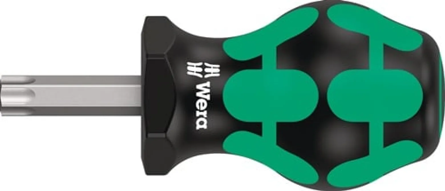 Wera Schraubendreher 367 TORX Stubby Gr.T 40 Klingen-L.25mm 2K-Griff Rundkl - 5008862001