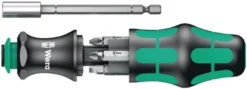 Wera Teleskop-Bithalter Kraftform Kompakt 28 SB mit 6 Bits - 073240