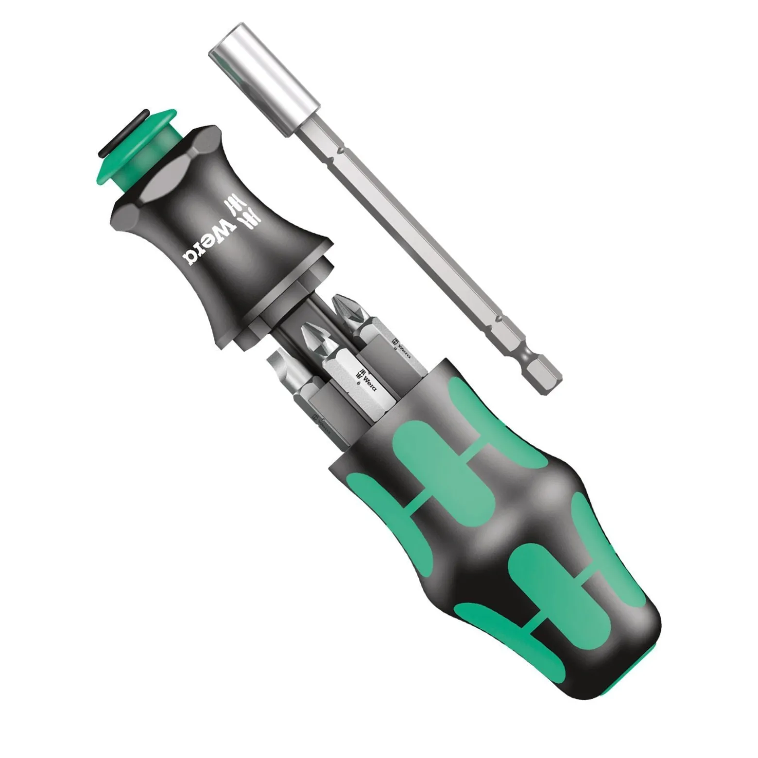 Wera Teleskop-Bithalter Kraftform Kompakt 28 SB mit 6 Bits - 073240
