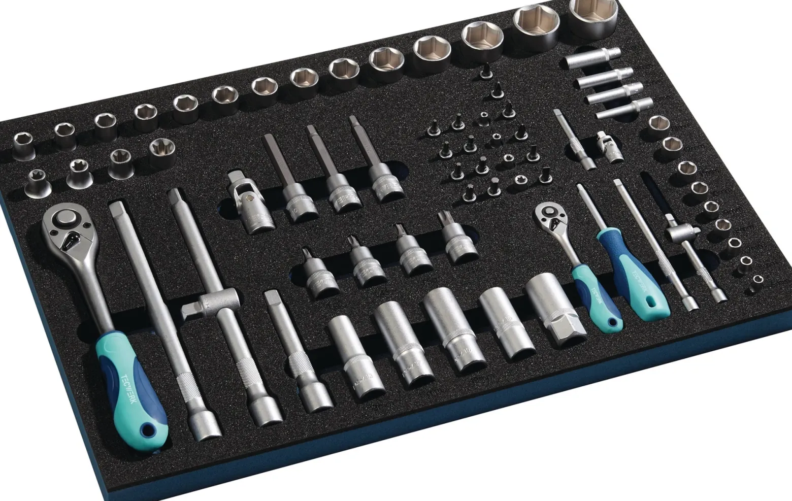 Werkzeugmodul 71-tlg.3/3-Modul Steckschlü.TECWERK
