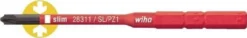Wiha Wechselklinge SlimBit electric Plus / Minus Schlitz / PZD 2 x 75 mm VDE isoliert - 34590
