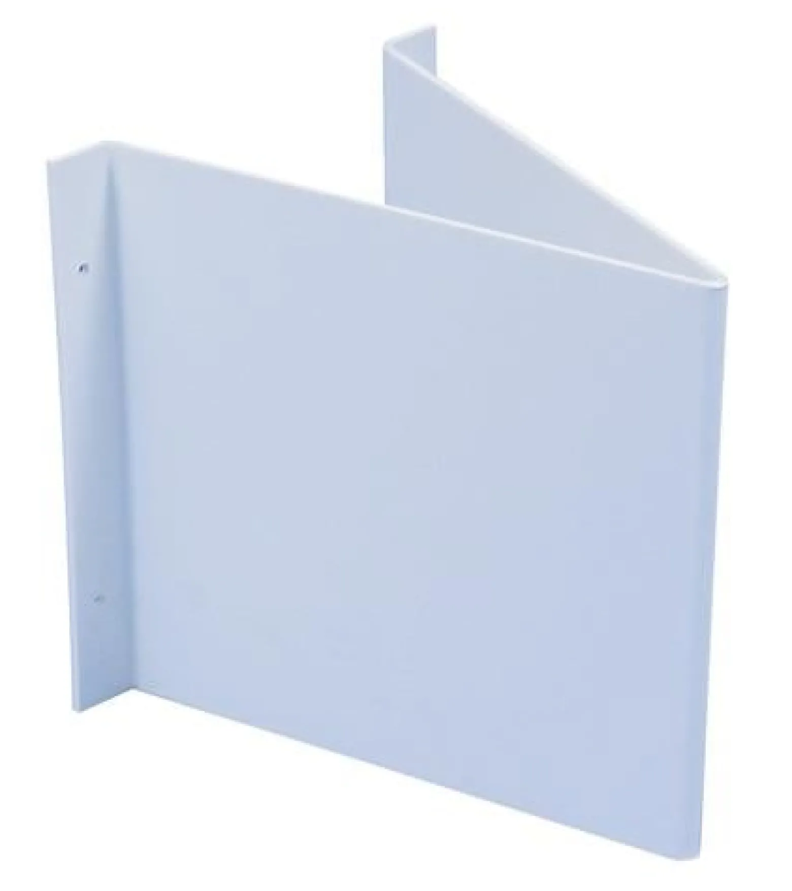 Winkelschild L148xB148 mm blanko weiß - WINK 148K