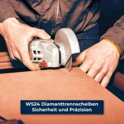 WS24 Diamanttrennscheibe Premium Feinsteinzeug 125 mm - WS24-100428
