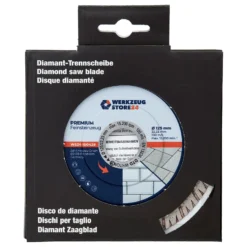 WS24 Diamanttrennscheibe Premium Feinsteinzeug 125 mm - WS24-100428