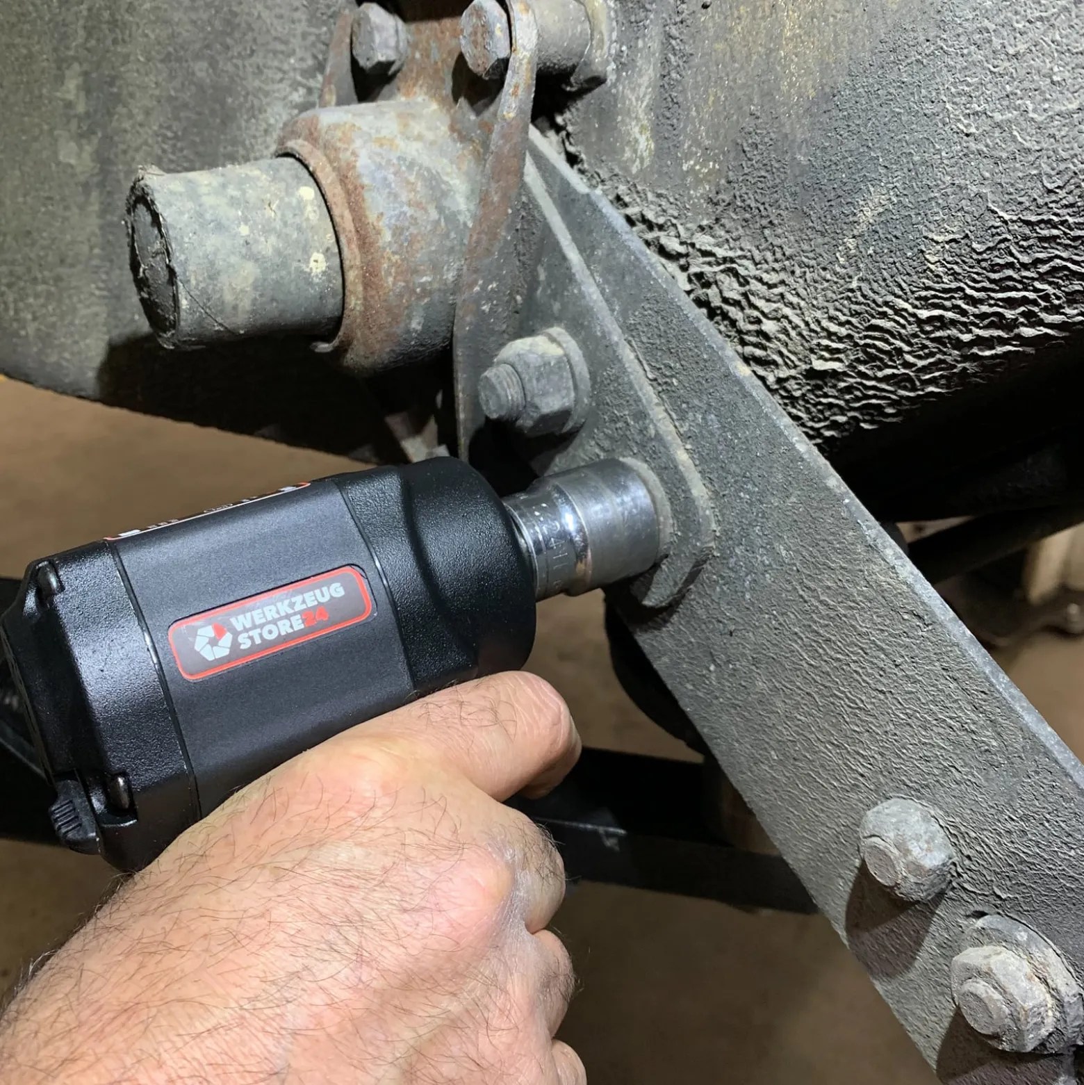 WS24 Druckluft-Schlagschrauber 1/2" mini + Steckschlüssel 3tlg.