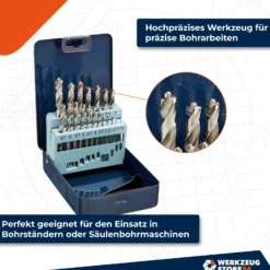 WS24 HSS-E Universal Bohrer-Set 19tlg. M35