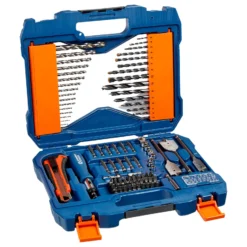 WS24 TIN-Bohrer und Bit-Set 100 tlg. in Kunststoffkoffer - WS24-100098