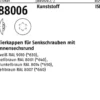 Zierkappe R 88006 f.ISR 20x12 /4-4,5 Ku. weiß 1000 Stück