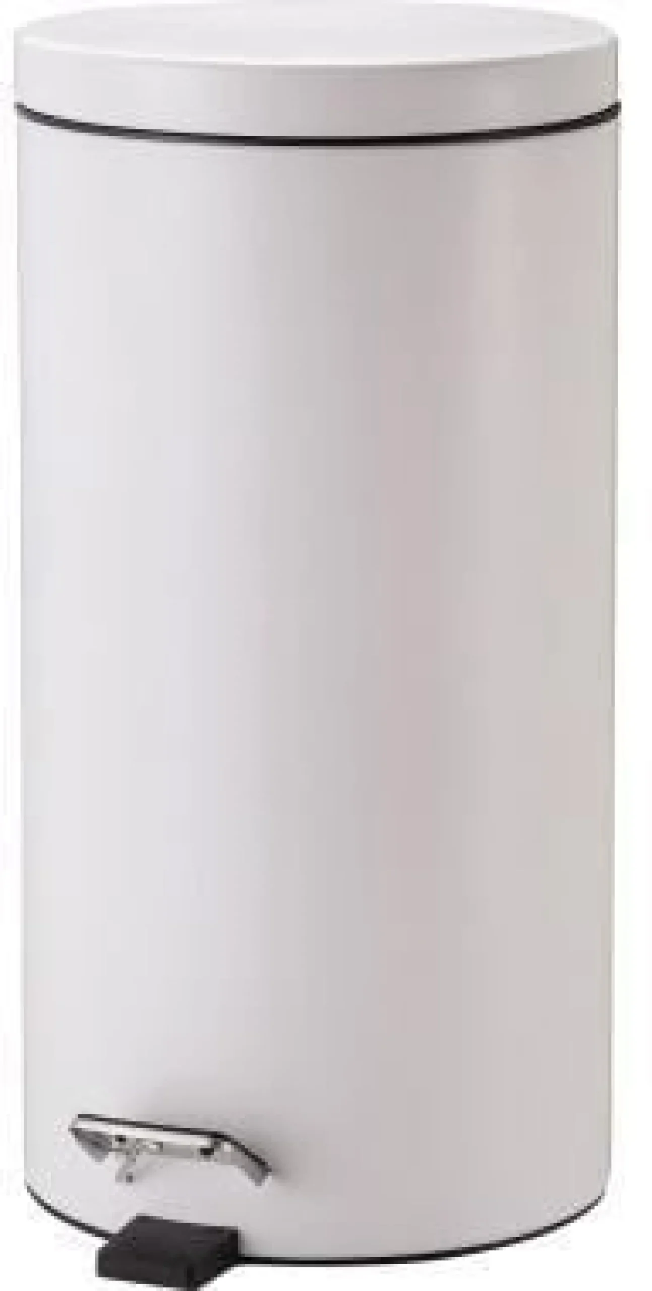 ZWINGO Tretabfalleimer Z2300305 20l Stahl rund weiß
