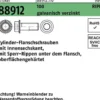 Zylinderflanschschraube R 88912 Sperr-Ripp Innen-6kt M12x50 100 galv.verz. 100St